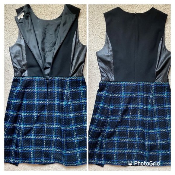 Shoshanna Everett Plaid combo Marlee dress - Picture 10 of 16